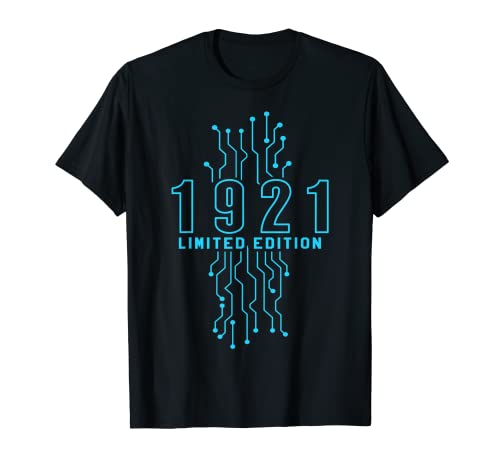 Cumpleaños 1921 Edición limitada Regalo Usado Gaming Vintage Camiseta