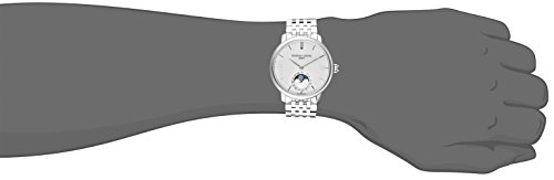 Frederique Constant Men's FC705S4S6B Slim Line Analog Display Swiss Automatic Silver Watch2