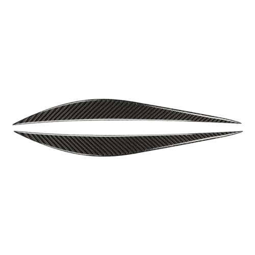 Sourcils de phare automobile F30 finition noire géométrie aérodynamique