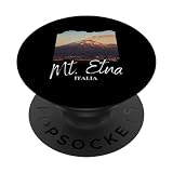 Italy Sicily Mount Etna / Mt. Etna PopSockets Standard PopGrip