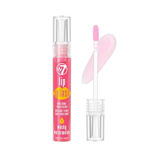 W7 Lip Splash Tinted Gloss - 2Pcs - Conditioning & Hydrating, Non-Sticky Formula - Wacky Watermelon - Image 3