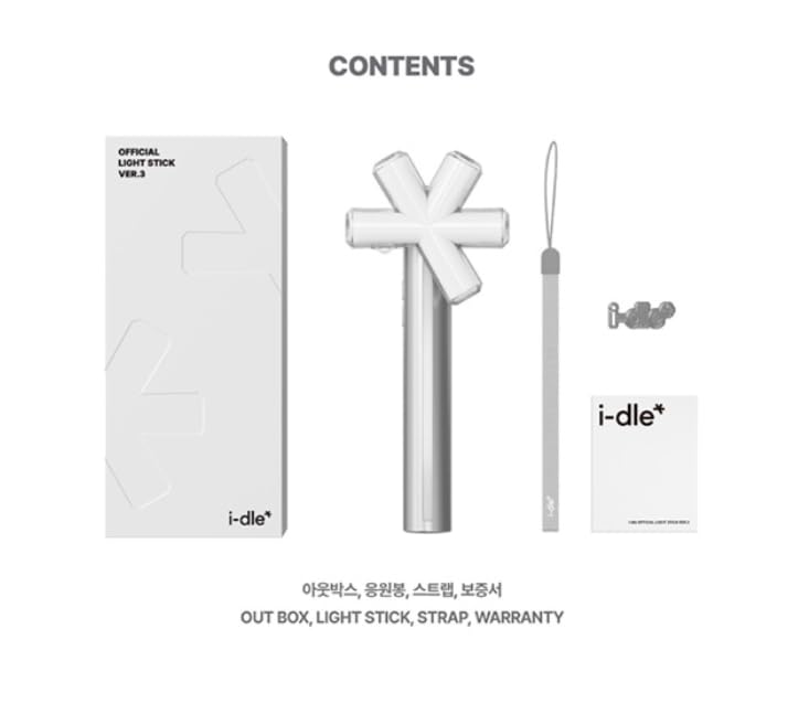 Amazon.co.jp: i-dle - OFFICIAL LIGHT STICK VER.3 公式 ペンライト