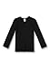 BIO nach günstig Kaufen-Sanetta Unisex-Unterhemd Langarm Schwarz | Hochwertiges und nachhaltiges Unterhemd für Junge aus Bio-Baumwolle. Unterwäsche für Jungen 104