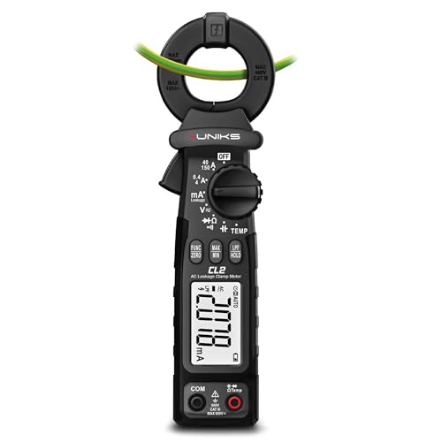 UNIKS – Pinza Amperometrica Professionale CL2 per Correnti di Dispersione,