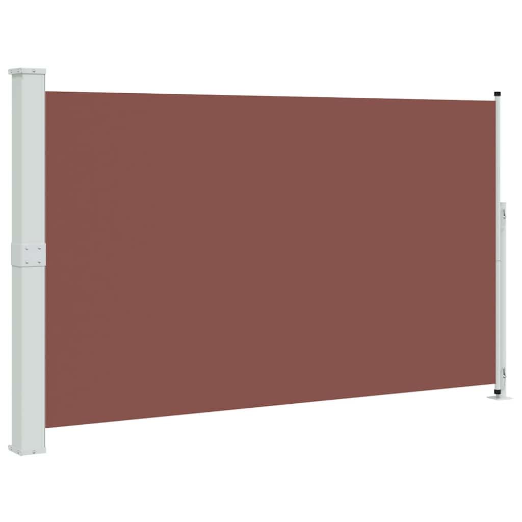 vidaXL Patio Retractable Side Awning Lawn Garden Screen Outdoor Privacy Screening Sunshade Shelter Protective Windbreak 180x300 cm Brown — image 1