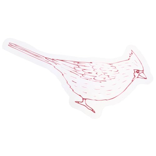 Cabilock Pegatinas Decorativas de Ventana de Vidrio con Diseño de Pájaros Autoadhesivas y Refractantes de Luz Solar Anticolisión para Protección de Aves para Cocinas y Salones