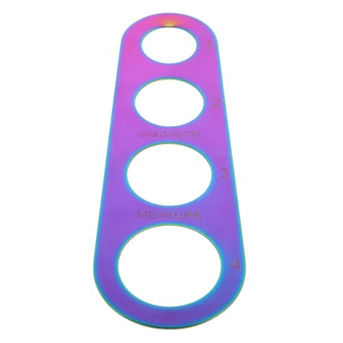 ABOOFAN Máquina Medidora De Masa De Acero Inoxidable Medidor De Espaguetis Para Cocina Herramienta Para Medir Pasta Control De Porciones Para Preparar Espaguetis