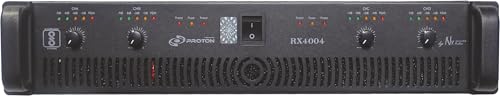 NX Audio RX4004 4-Channel Professional Power Amplifier, Class H C...
