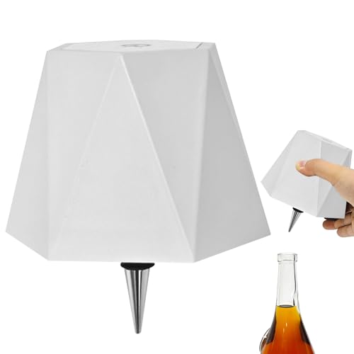 Luces De Servicio De Botellas – Fijación De Corona De Luz Portátil, Dispositivo De Ajuste De Temperatura De Color, Creador De Ambiente De Mesa, Aparato De Iluminación De Ambiente Amovibl