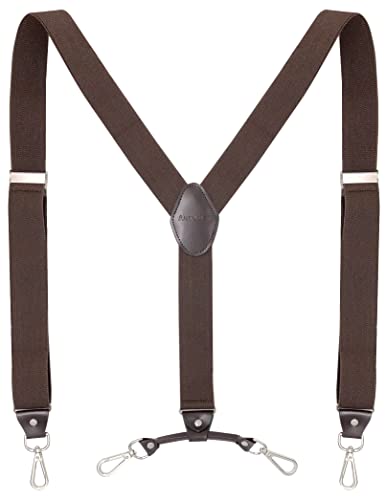 Image of Men's Suspenders with Swivel Hooks and Adjustable Braces, Suitable for Heavy Duty, Big and Tall