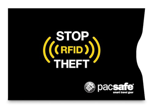 Protège-carte Rfidsleeve 25 Pacsafe pour sécuriser vos voyages et trajets