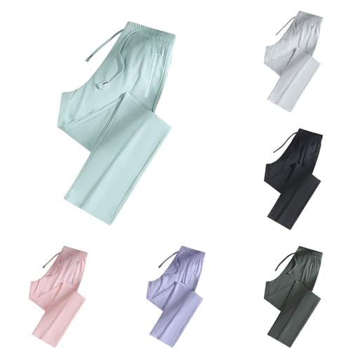 Image of Casual Pants for Women Over 50 Ultra Stretch Breathable Casual | Pant Quick Drying Ice Silk Trousers