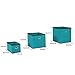 HOMEFORT 11 Drawer Dresser Chests of Drawers Clothes Organizer Fabric Storage Cube Bins with Sturdy Metal Shelf for Bedroom Living Room