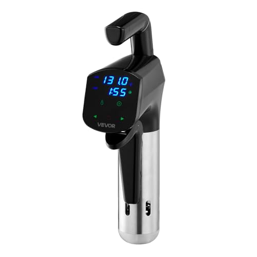Image of VEVOR Sous Vide Precision Cooker, 1100W Sous-Vide Cooking Machine, Immersion Circulator with LED Digital Display, Secure Clamp Design, Temperature & Timer Control, Professional Sous Vide Cooker