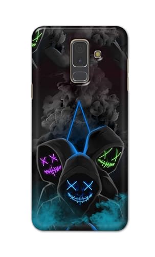 Image of PRINTFIDAA Printed Hard Back Cover Case for Samsung Galaxy A6 Plus | A6+ | Samsung Galaxy J8 Back Cover (Mask Man) -112