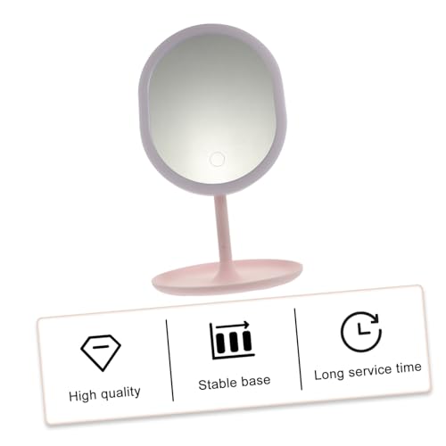 Espejo de maquillaje LED de mesa FRCOLOR con 3 modos luz miniatura 7