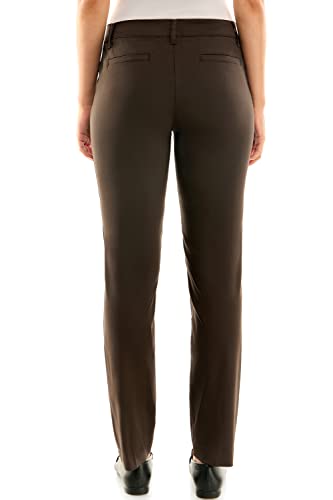 Image of Zac & Rachel Women's Millennium Fabric Pant - Perfectly Designed Woven Stretch Combination That Makes for The Most Flattering
