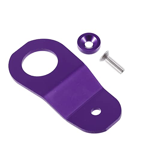 X AUTOHAUX Motor Agua Depósito Radiador Soporte para Honda Púrpura 1 Juego