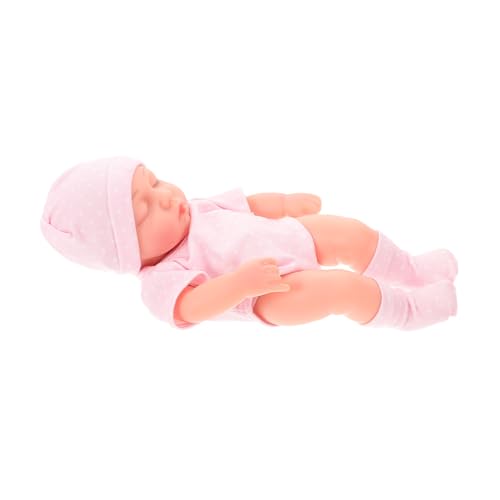 Milisten Muñeca Niña Lifelike de Material Suave para Niñas Muñeco Infantil Realista Mini con Diseño Detallado Regalo para Cumpleaños y Fiestas