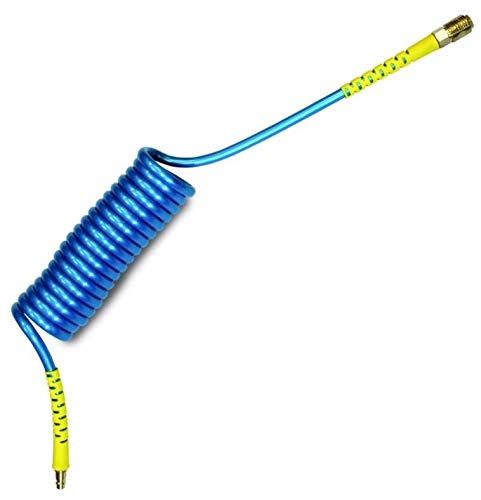 GLS72 TUBO SPIRALE 8X5 ARIA COMPRESSA FLESSIBILE X COMPRESSORE + RACCORDI