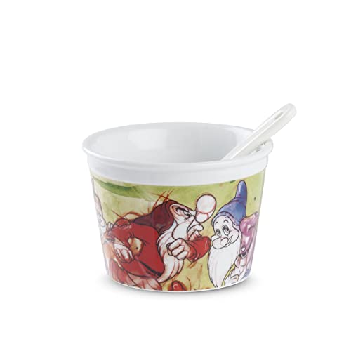 4 coppette gelato con cucchiaino