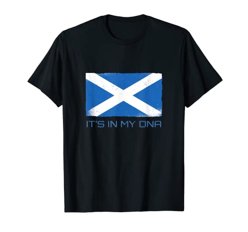 It's In My DNA Scotland Shirt Proud Scottish Flag Camiseta