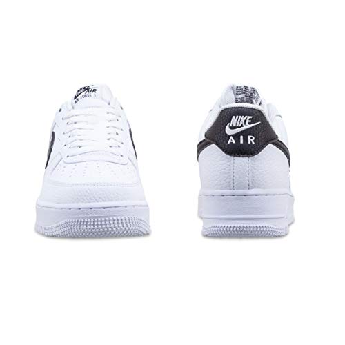 Image of Nike Air Force 1 Men's Sneakers, White Black, 7