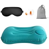 GLURIZ Almohadas Inflables Ultraligeras para Acampar, Almohadas de Viaje Inflables Prensa-Almohadas de Viaje Inflables para...