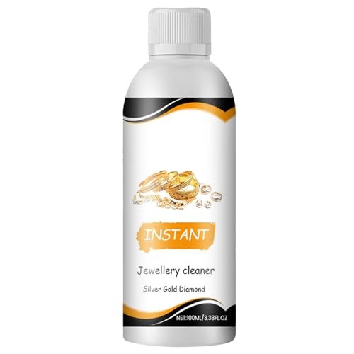 KOAHDE Limpiador de Joyas de Plata,Spray Limpiador de Joyas,100ML,1PC,Adecuado para Limpiar y Mantener el Oro y la Plata,Relojes,Joyas,etc. Ennegrecidos en la Superficie.