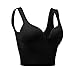 MJGkhiy Reggiseno sportivo da donna No Wire Comfort Sleep Bra Plus Size Reggiseno attività di allenamento con reggiseno non rimovibile Abbigliamento gravidanza, Nero , M