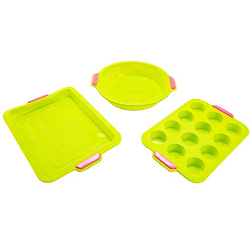 Silicone Bakeware Set. Nonstick 41 Pieces Silicone Bakeware Set