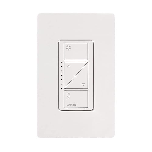 Lutron Caseta Smart Lighting Dimmer Switch For Wall And Ceiling Lights PD6WCLWH