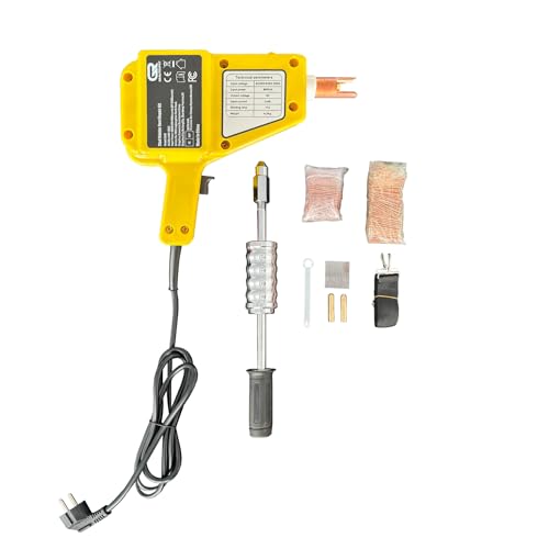 Stud Welder Kit, Stud Welder Dent Repair Kit, 800VA Spot Welder Stud, 110V Welder Stud Kit, Spot Welder Machine?Stud Gun Dent Puller Kit with Complete Accessories (5500-1)