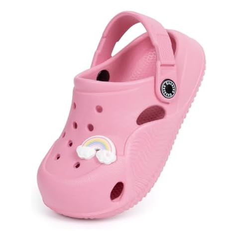 Casazoe Toddler Boys Girls Cute Garden Clogs Kids Slip On Water Shoes EVA Lightweight Summer Slipper Slides Baby Comfort Sandals Children Outdoor Shower Beach Pool Play Shoes Cover