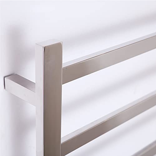 Chauffe-serviettes électrique 8 barres inox pour séchage de linge de bain
