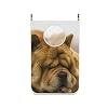 AAJJINA Deur Opknoping Wasmand Chow Chow Vuile Kleding Tas Stof Waszak Met Roestvrij Stalen Haken,Set van 2