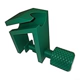 Zilimontt ABS-Eimer-Schlauchhalter für Regentonnen, 17 x 3 x 14 cm, grün, Outdoor-Gartenbewässerungswerkzeug mit Halterung für sichere Befestigung und Verwicklungs-Management