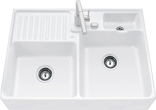 Preisvergleich Produktbild Villeroy und Boch Spülstein Doppelbecken Edelweiss Keramik-Spü