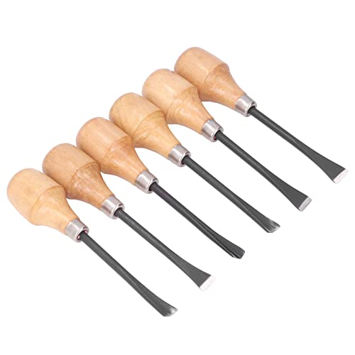 Wood G, Carving Chisel Set Kit Sculpture Hand Tools Hemispherical Accessories Handle Carved Chisels DIY Art Craft Utensil Tool Woodw