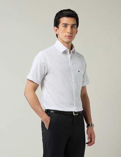 Image of AD by Arvind Modern Slim Fit Tartan Checked Shirt