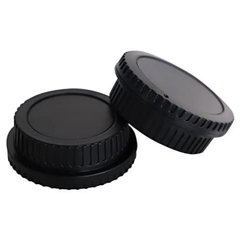 Gehäusedeckel Objektivdeckel Hinten Objektivrückdeckel für Canon EOS DSLR-Kameras und Canon EF/EF-S Mount-Objektiv 2 Set Cover