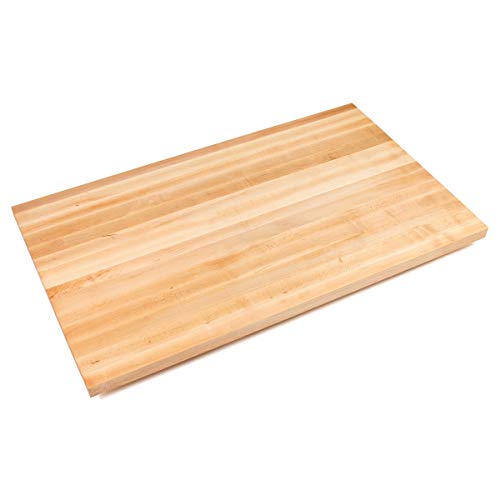 John Boos Edge-Grain Maple Butcher Block Countertop - 1-12 Thick 72 L x 30 W Oil Finish