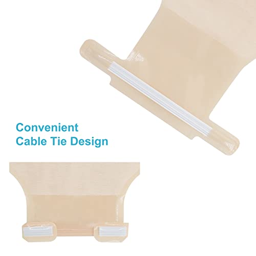 Konweda 10 Pcs Colostomy Bags,One Piece Drainable Pouches For Ostomy Ileostomy Stoma Care, Cut-To-Fit #TOP3