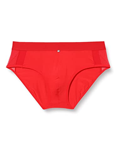 Bragas Boldero - Rojo En Oferta Obsessive Men D-232507 Boy Short Panties, Multicolor, Talla Única Unisex Adulto