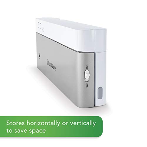 Foodsaver Compact Vacuum Sealer Machine With Sealer Bags And Roll For Airtight Food Storage And Sous Vide, White #TOP5