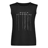 Death Stranding Hideo Kojima Video Game Mens T-Shirt Unisex Sleeveless Tops Black Vest Tank Tee 3XL