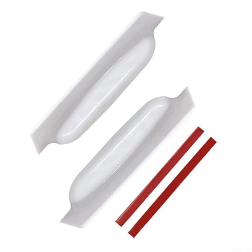 Cubierta de cámara trasera impermeable con escudo impermeable diseñada para vehículos SUV y sedán para una visión trasera clara (blanco)