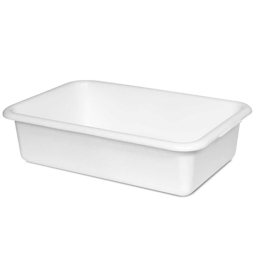 BRB 2x 40 Liter Kunststoffwanne, lebensmittelecht, LxBxH 710 x 490 x 185 mm, weiß, PE-HD