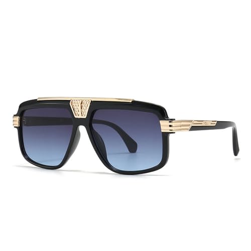 Lunettes de soleil de luxe pare-soleil grand format pour protéger les yeux sensibles avec style
