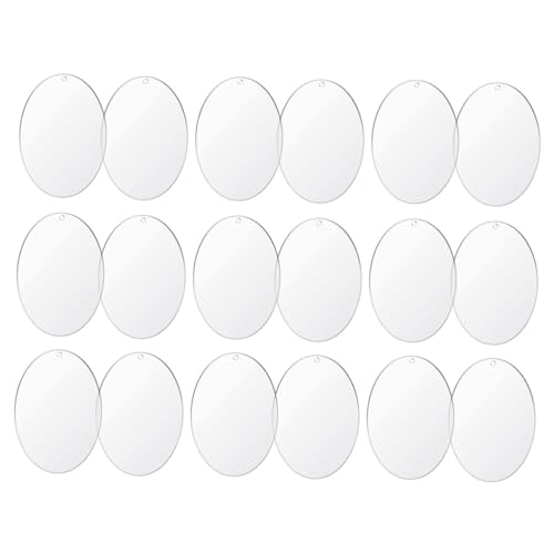 Porte clés transparent pour diy sublimation thermique Uonlytech haute résistance - 7